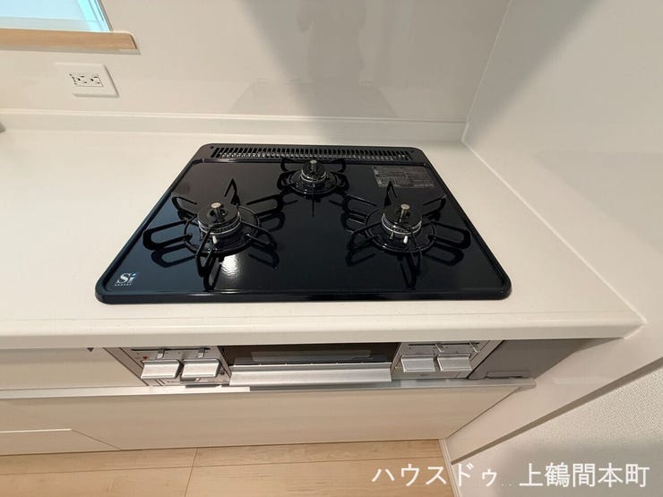 3口ガスコンロ。