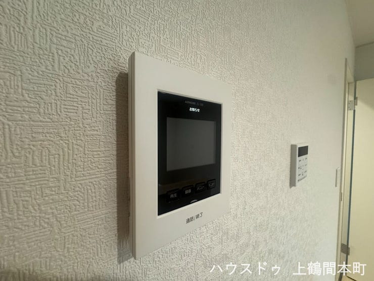 モニター付きインターフォン。