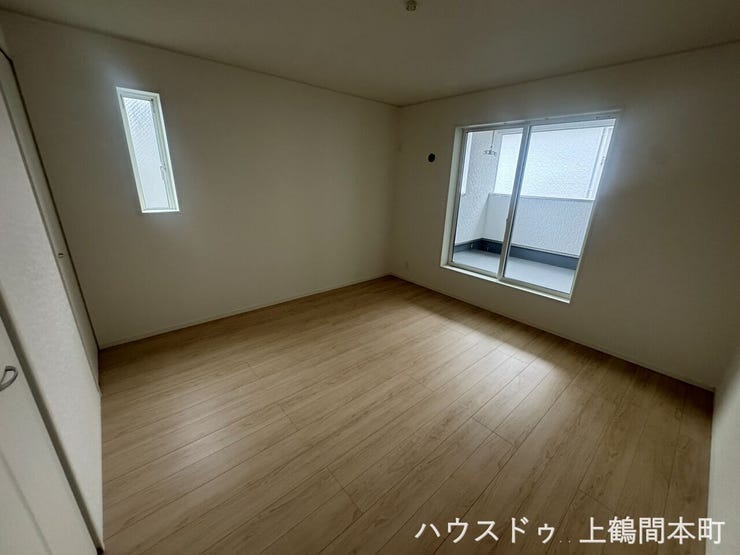 2面採光で室内が明るくなります。