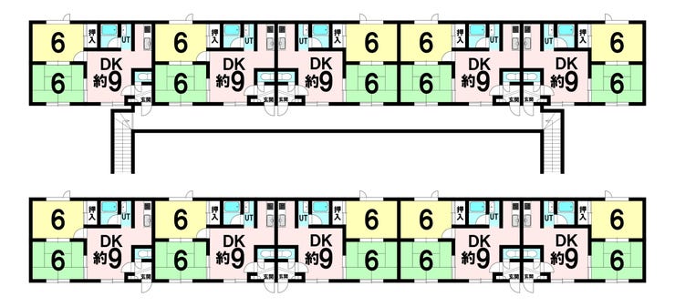 【間取り】
■2LDKの間取りで子育て世帯にも安心のゆとりのある物件です!