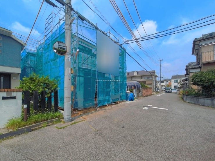 ◎前面道路:B号棟(7/16撮影)