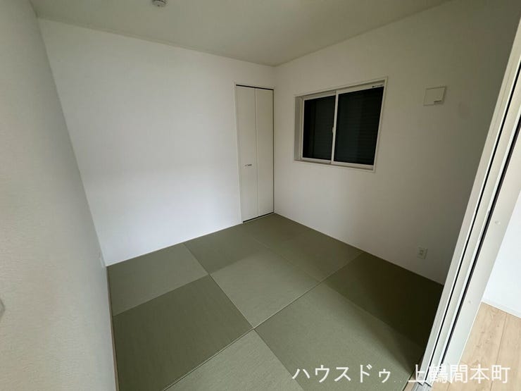 ユニット畳が部屋のアクセントになっています。