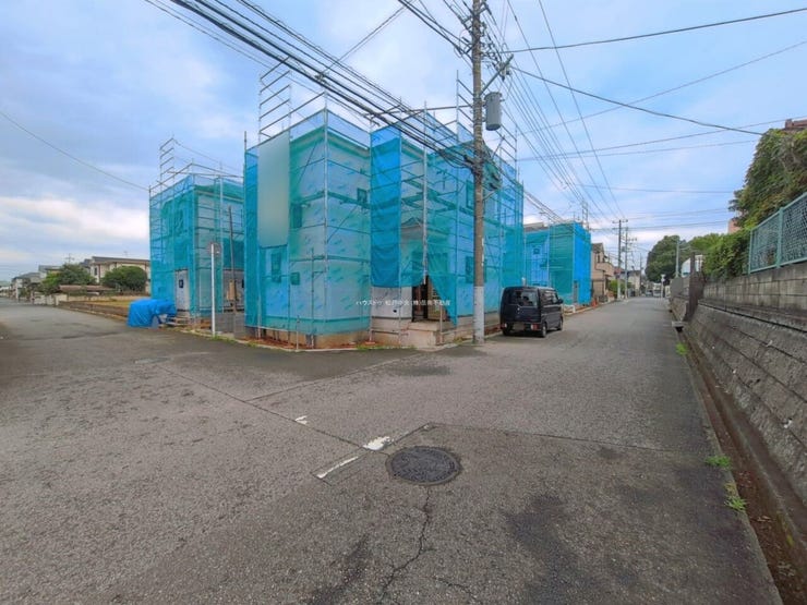 ◎前面道路:A号棟(7/13撮影)