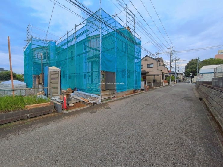 ◎前面道路:C号棟(7/13撮影)