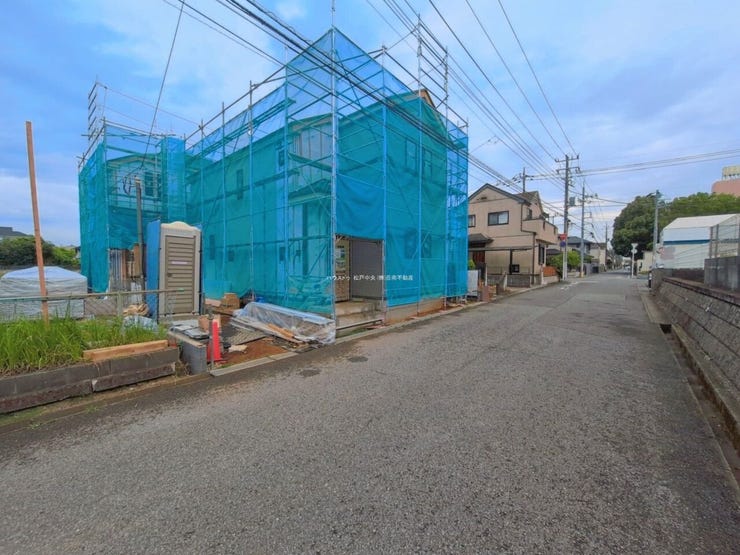 ◎前面道路:D号棟(7/13撮影)