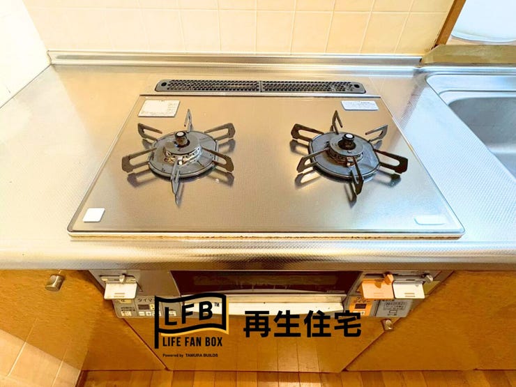 2口コンロで便利です♪
