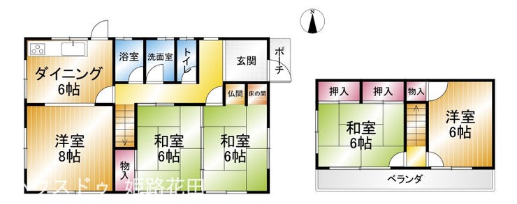 【間取り】
現況と異なる場合は現況優先といたします。