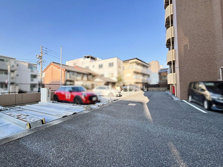 北側駐車場です!
