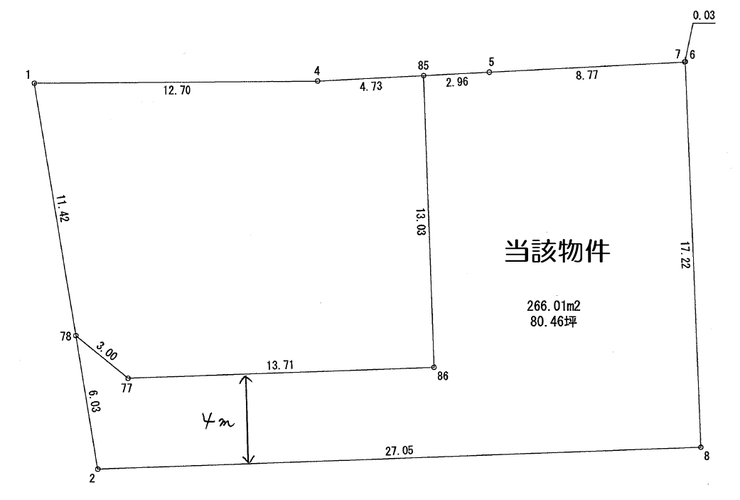 草牟田２丁目 売土地 草牟田２丁目／２区画