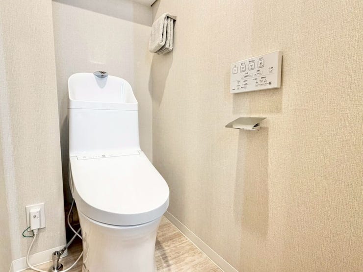清潔感のあるトイレで、毎日気持ちよく使えます。