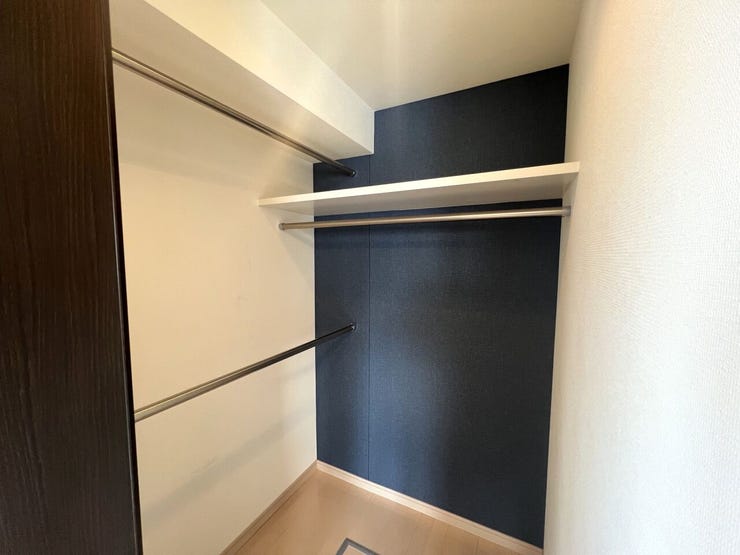 WIC付きのお部屋です!洋服や荷物がすっきりと片付き、お部屋が広々と使えます!