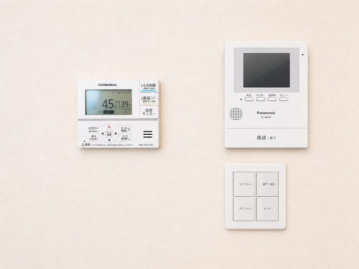 ◆モニターホンが付いていますので、家の中からチェックでき、防犯面で安心できます。