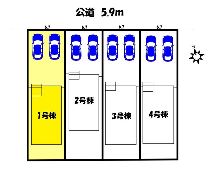 【区画図】1号棟