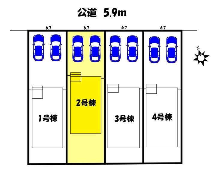 【区画図】2号棟