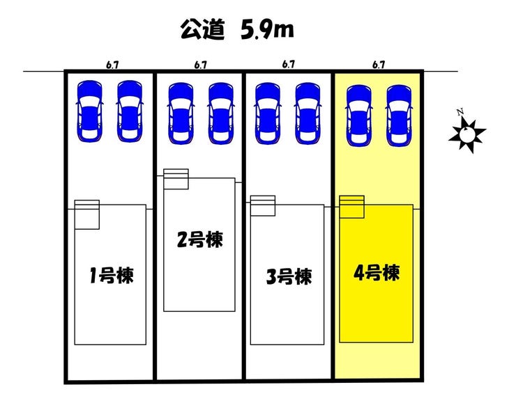 【区画図】4号棟