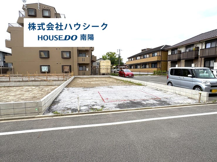 【外観】
6月4日撮影♪
近隣に同メーカーの完成建物がございますので、いつでも案内可能です♪
当日のご案内もOK!平日はお仕事帰りの時間でもOK!
