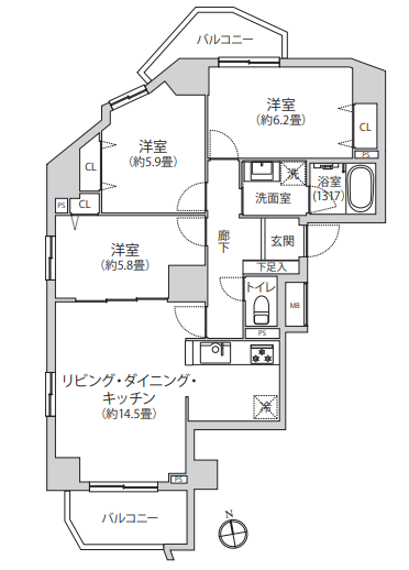 【間取り】