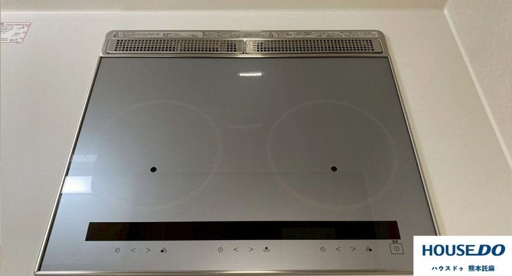 IHコンロ搭載でお手入れらくらくです♪