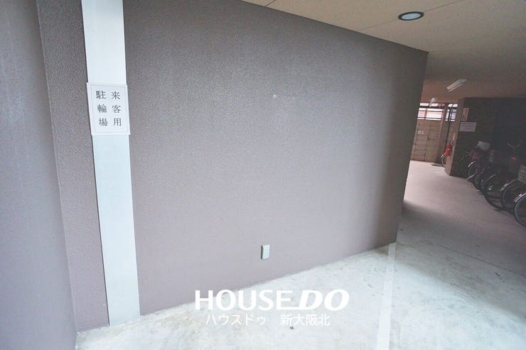 ■来客用駐輪場等もあるためエントランスもスッキリしますね!