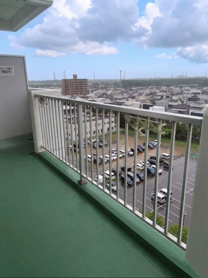 ベランダ眺望