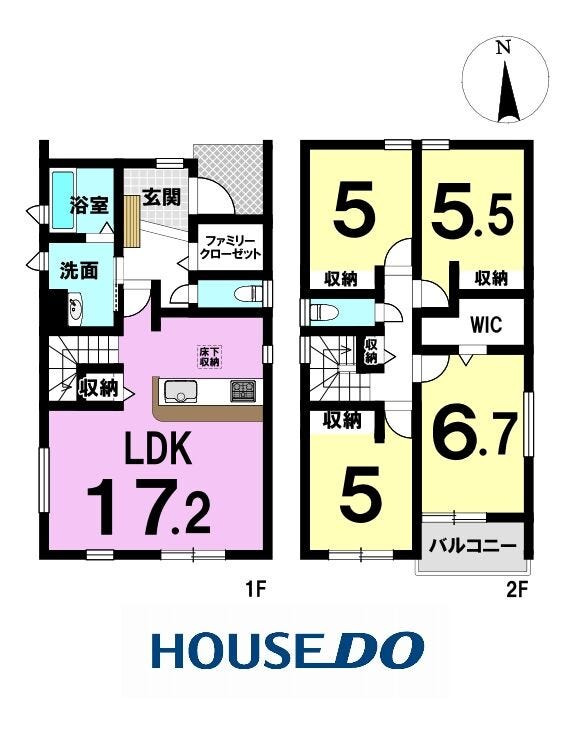 【間取り】
4LDK+FCL+WIC(^O^)/
