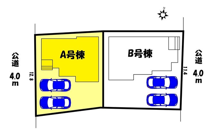 【区画図】A号棟