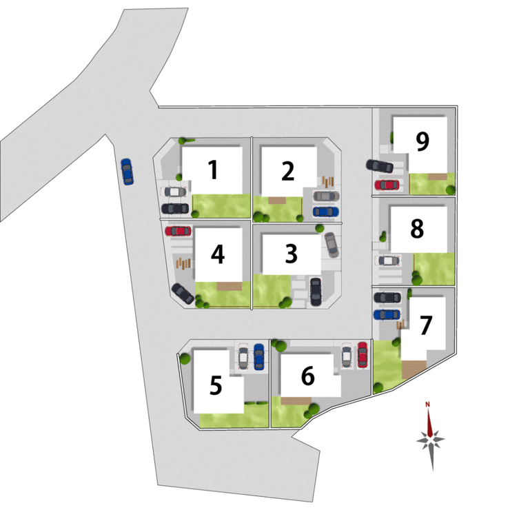 ■1号棟・車2台駐車可能■