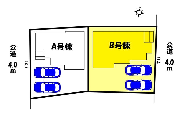 【区画図】B号棟