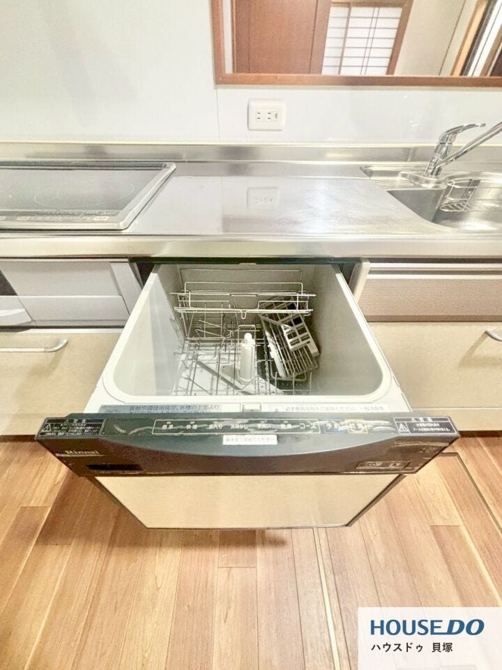 食洗機付き。忙しい毎日の家事を手助けしてくれます◎