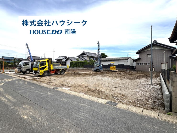 【外観】
6月8日撮影♪
近隣に同メーカーの完成建物がございますので、いつでも案内可能です♪
当日のご案内もOK!平日はお仕事帰りの時間でもOK!