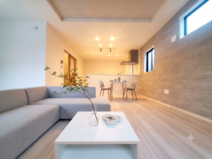 【Living】こちらの画像はAIによる家具イメージです。お部屋の雰囲気を感じてみてください♪