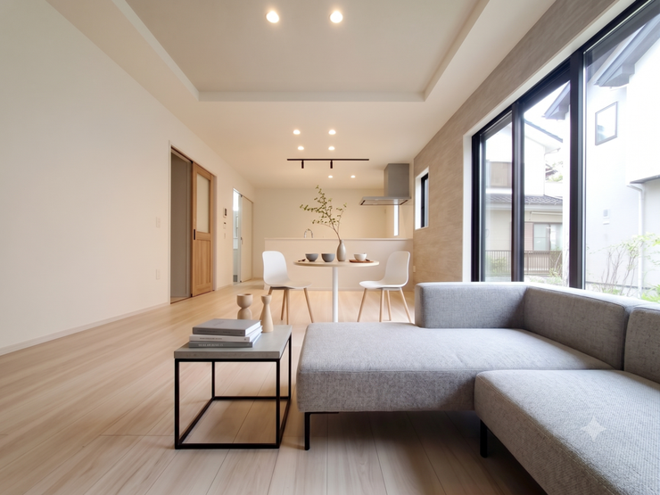 【Living】こちらの画像はAIによる家具イメージです。お部屋の雰囲気を感じてみてください♪