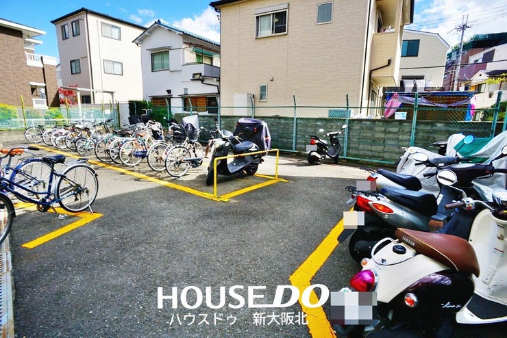 ■バイクの駐車はバイクスペースを確保!