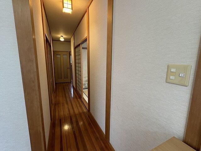 お部屋へ繋がる廊下です