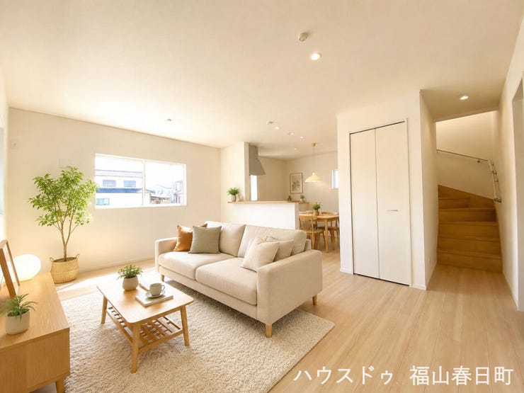 【リビング】
■家族の笑顔が集う中心地■お気に入りの家具を迎え、窓からは心地の良い光が差し込みます。※CGで家具を配置しています。