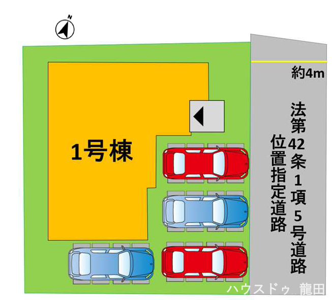 ■□■区画図■□■
土地面積:152.24㎡
建物面積:105.16㎡