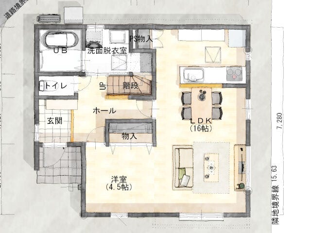 【間取り】
間取り1階