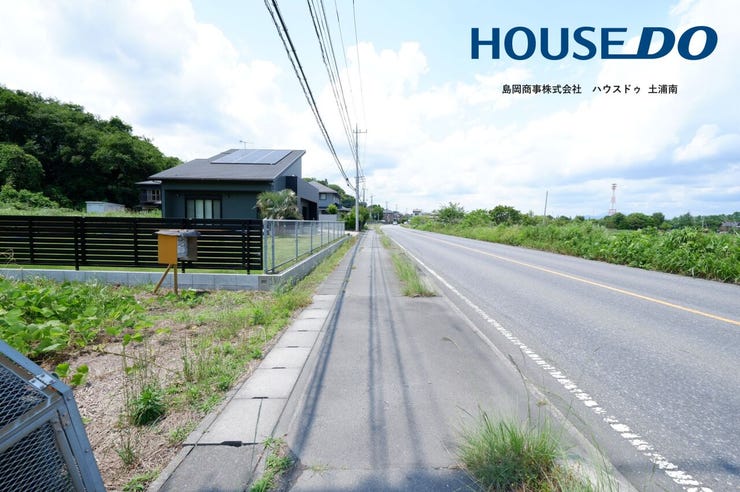 土浦駅方面へいく道路写真!
歩道もございます!
近くにリンリンロードがあり、霞ケ浦を一望できるサイクリングロードがございます!