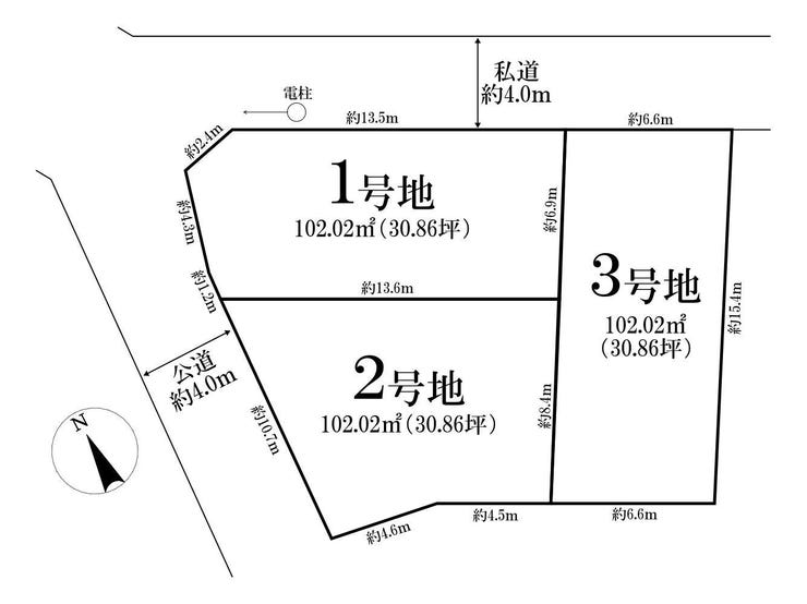 【外観】
◎区画図:2号地