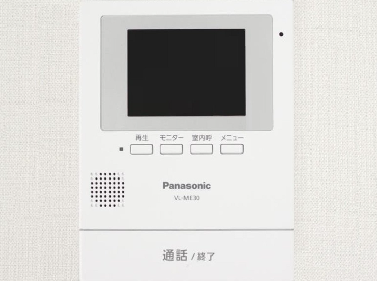 モニター付きインターホンを新設しました