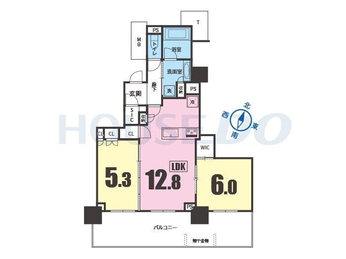 【間取り】
15階 南東向きで通風・採光・眺望良好の2LDK♪オーシャンビュー☆1~2人暮らしにおすすめの間取り☆全居室フローリング☆全居室バルコニーに面す☆各洋室はリビングから居室に入る間取り☆