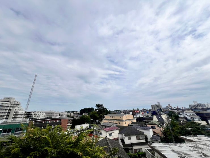 空を広く感じられる開放的な景色です♪