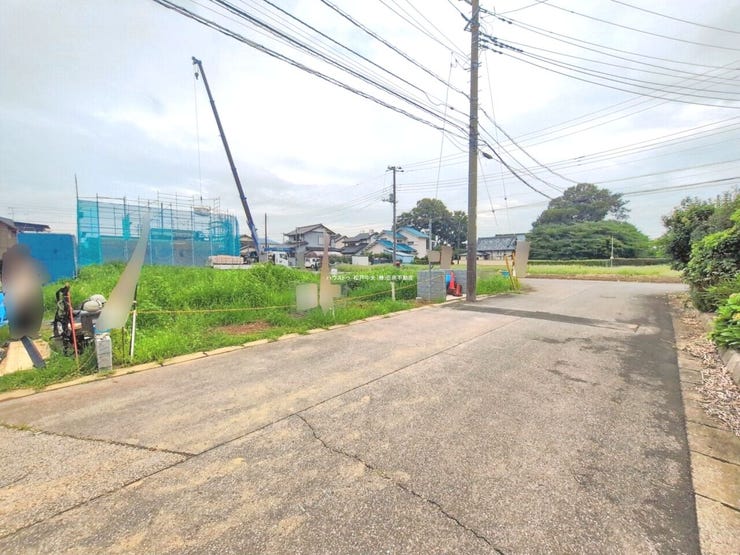 ◎前面道路:D号棟(7/13撮影)
