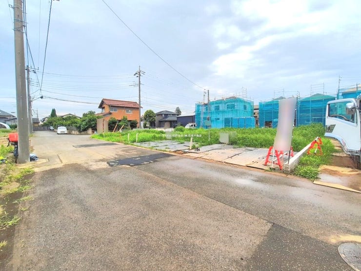 ◎前面道路:G号棟(7/13撮影)