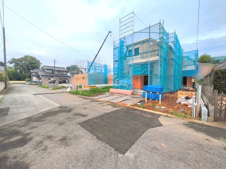 ◎前面道路:H号棟(7/13撮影)
