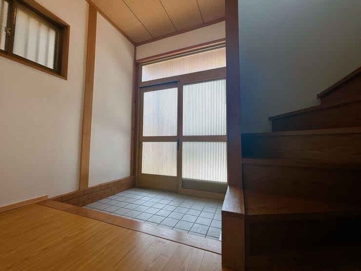 開放感のある広い玄関です。