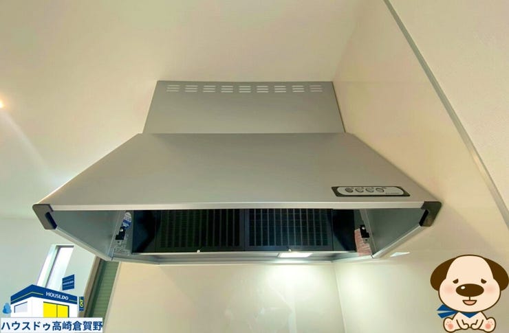 最新の換気扇設備がついてます!