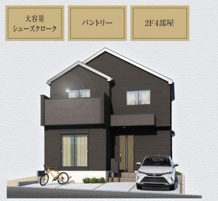 【外観パース】
完成予想図(外観)