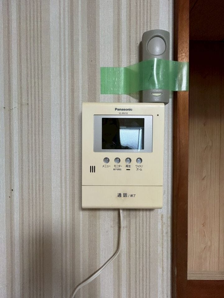 モニター付きインターホン
