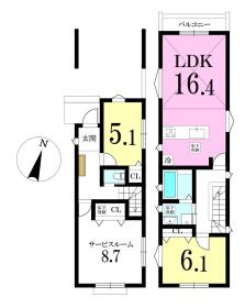 【間取り図】
◎参考プラン
土地：2460万円
建物：1420万円
総額：3880万円